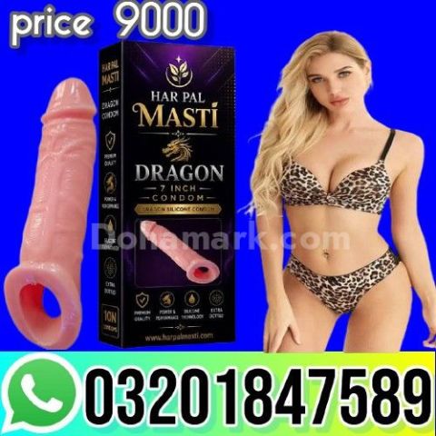 Dragon Condom 7 Inch Reusable Condom In Sukkur # 03201847589