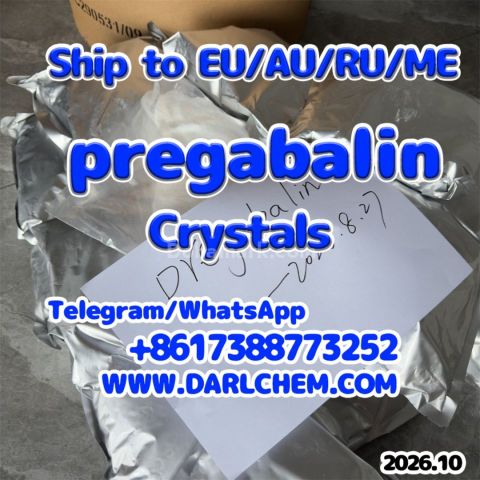 الم99% Purity pregabalin crystals powder 148553-50-8