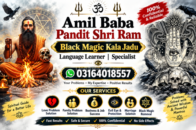 Black Magic Specialist for Urdu Speaking Amil Baba Kala Jadu In U