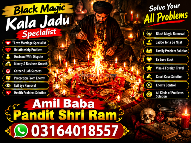 Amil Baba Kala Jadu Expert for Pakistani Community in the UK, Can