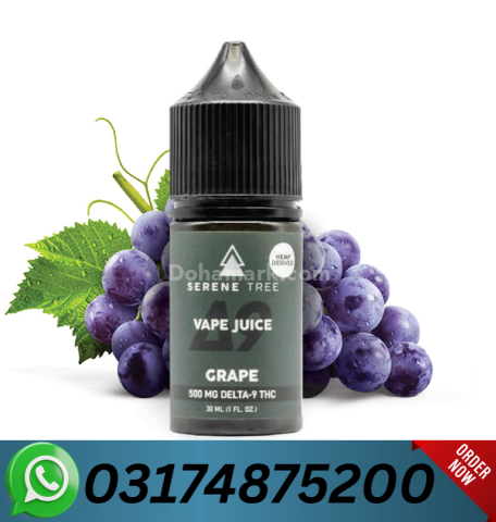 Serene Tree Delta-9 THC Grape Vape Juice 500mg In Quetta