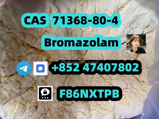 Cas 71368-80-4 Bromazolam 99.8% white powder 71368-80-4 99% white